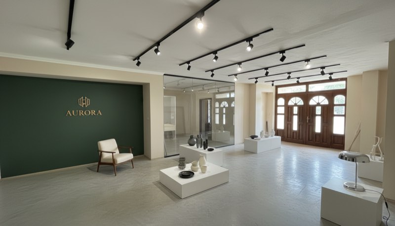 Vizualizácia interiéru showroomu